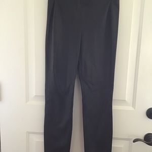 THEORY BLACK FAUX LEATHER LEGGING PANTS. 2.0. SM